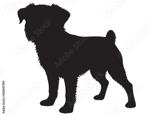 BRUSSELS GRIFFON DOG SILHOUETTE
