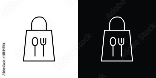 Take away food icon set,vector and illustration