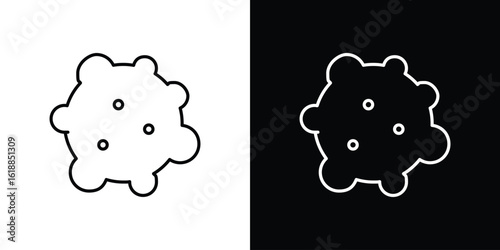Pigment icon set,vector and illustration