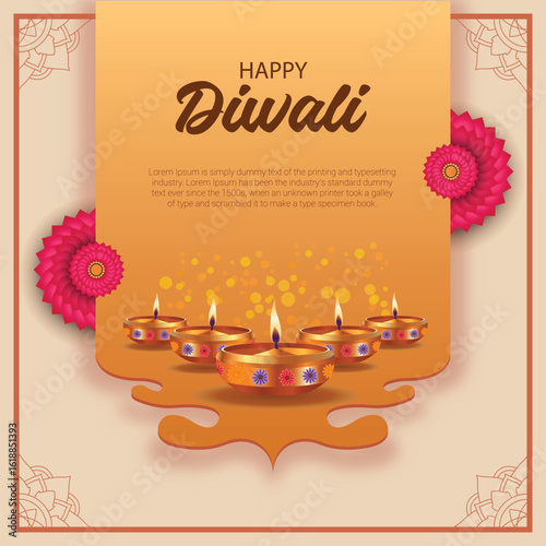 Happy Diwali Festival of Lights Celebration