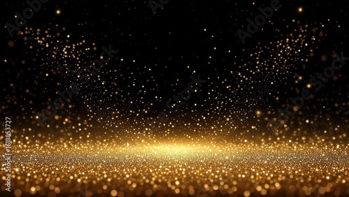 Gold glitter background