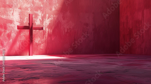 Good Friday religious illustration with a cross