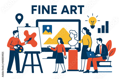 Creative workshop: exploring art styles and techniques with professionals