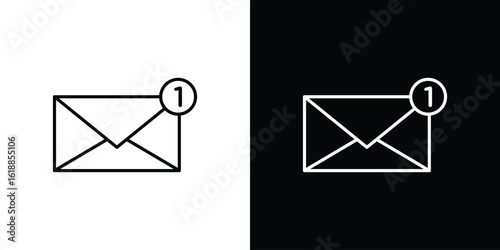 Inbox icon set,vector and illustration