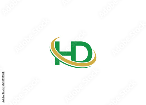 Lette HD logo design vector icon template