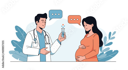 Understanding your pregnancy journey consultation with a healthcare professional about your health and wellness