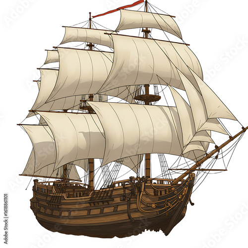 Illustration Ship Transparent Background