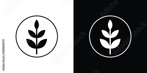 Fibre icon silhouette set. vector pictograms for ui