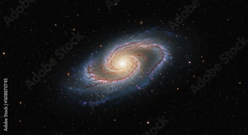 Photos Captivating Spiral Galaxy Messier 81 in Ursa Major Constellation View from Space