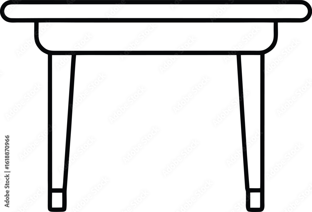 table icon outline vector illustration on transparent background table icon outline vector illustration on transparent background