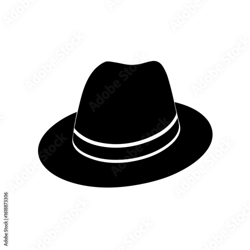 black hat vector illustration