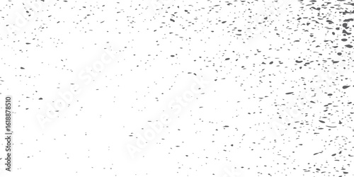 High Contrast Grunge Brush Texture with Ink Smudges and Dry Paint Strokes in Black and White for Rock Poster Backgrounds