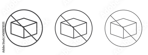 Sugar free icon - editable stroke vector illustration