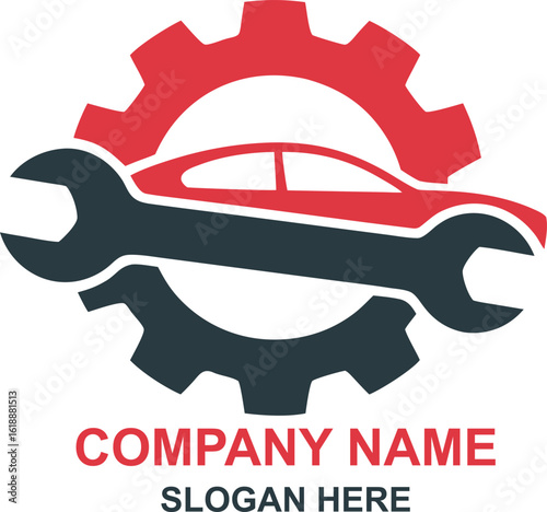 Automotive Repair and Service Center Logo Design