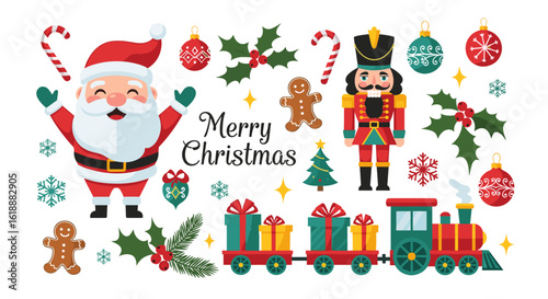 Joyful Holiday Season Celebrations with Festive Decorations and Gifts