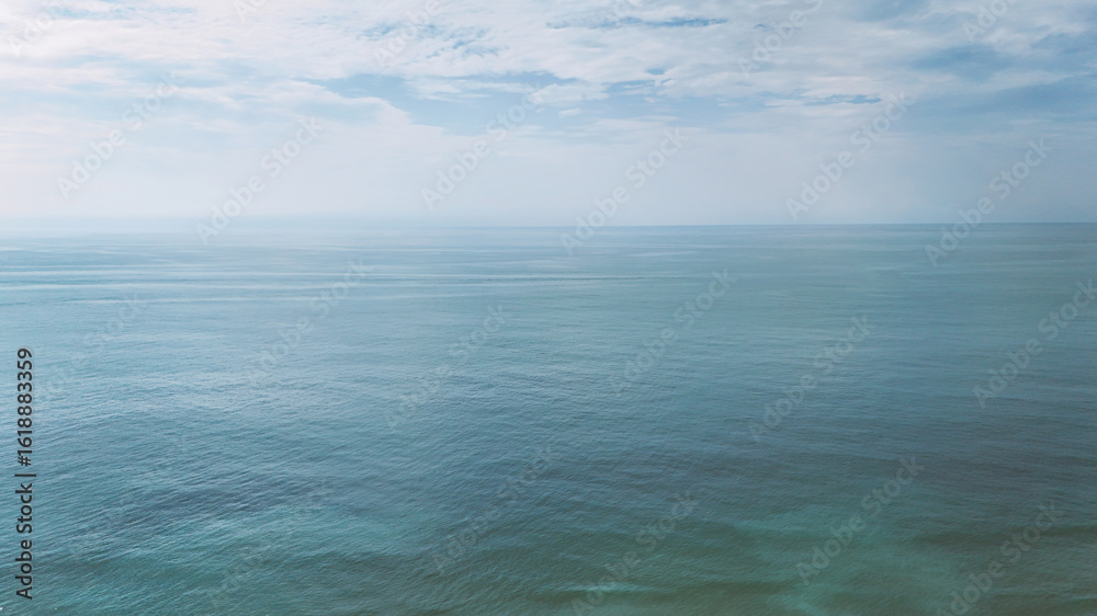 Obraz premium sea and sky background nobody aerial drone sky