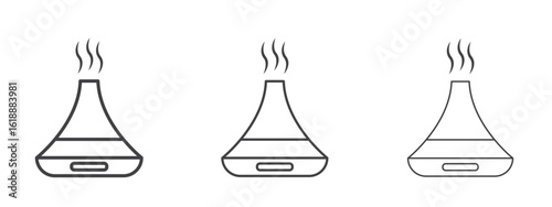 Diffuser icon - editable stroke vector illustration