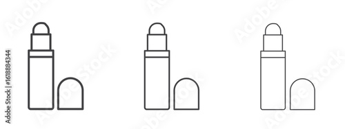 Concealer icon - editable stroke vector illustration