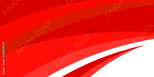 red and white business wave banner background. eps 10 illustration modern.