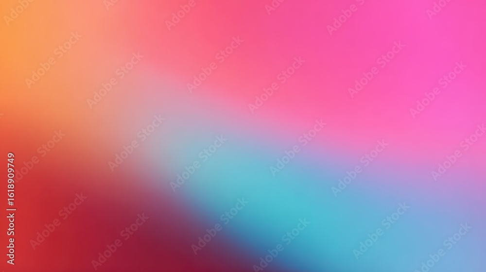 Obraz premium Abstract colorful gradient background pink blue orange hues smooth transition vibrant shades