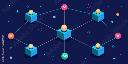 Global social network connections for business communication and teamwork