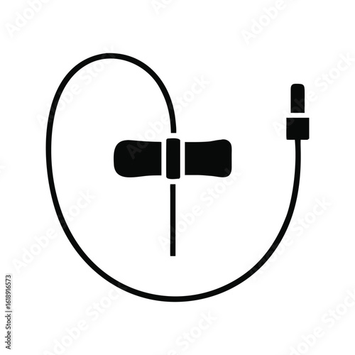 Butterfly Needle Scalp Vein Set Medical Illustration Icon