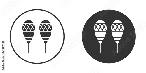 Snowshoes icon, flat vector simple element illustration from editable concept