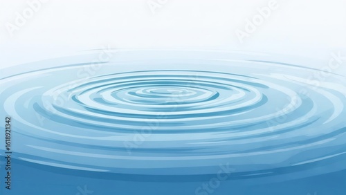 Ripples on still water