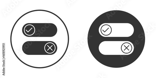 Boolean icon, flat vector simple element illustration from editable concept