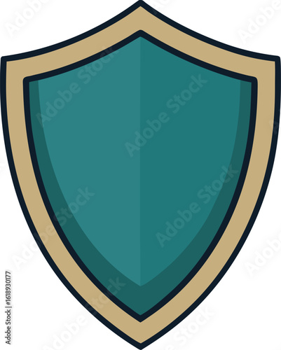 Free Download shield clipart vector illustration on transparent background - GFXLoad