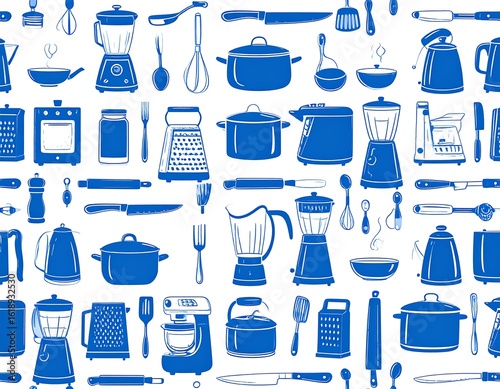 Kitchen appliance pattern