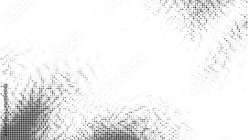 Abstract Pixelated Grayscale Digital Terrain with Subtle Hills and Textured Grid Patter