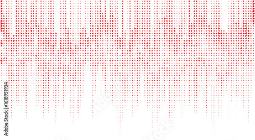 Abstract digital art featuring a delicate grid pattern with fading pink and white hues