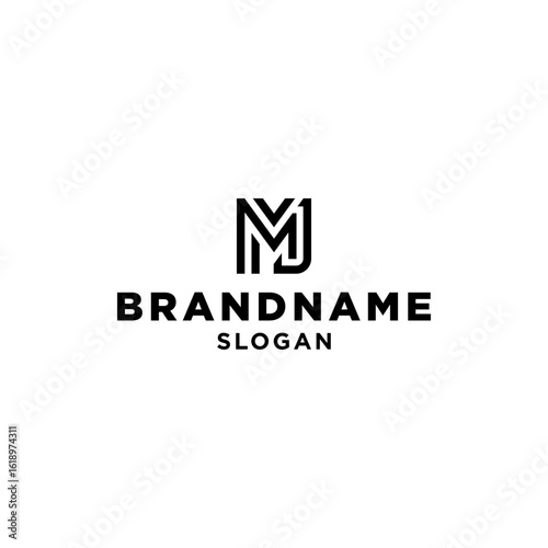 initial MJ or JM monogram.eps