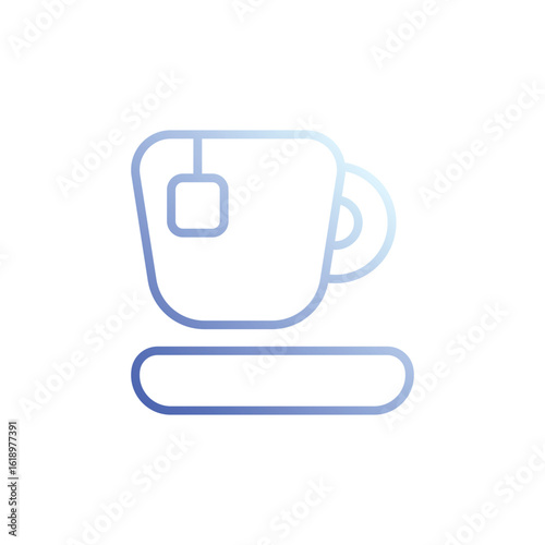 Tea Time icon vector