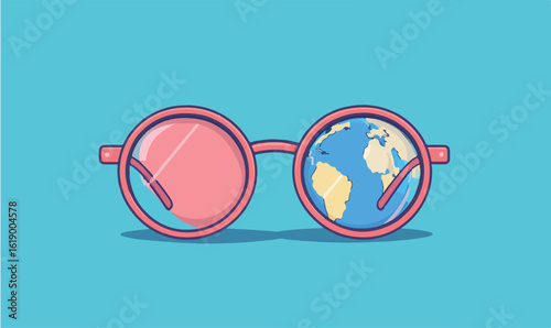 See the world clearly with stylish glasses and a global perspective for travel or business ventures
