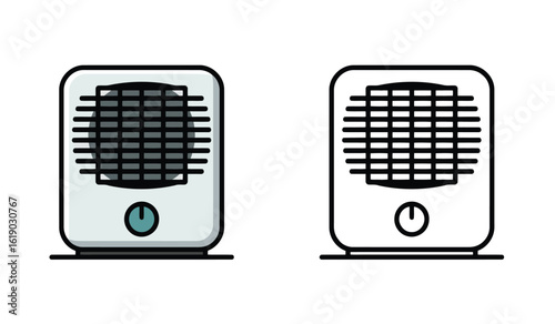 Two Humorous Heaters Standing Shoulder to Shoulder with Contrasting Styles and Finishes