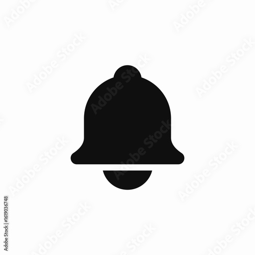 notification bell alarm icon sign vector