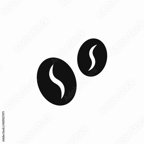 coffee beans icon sign vector