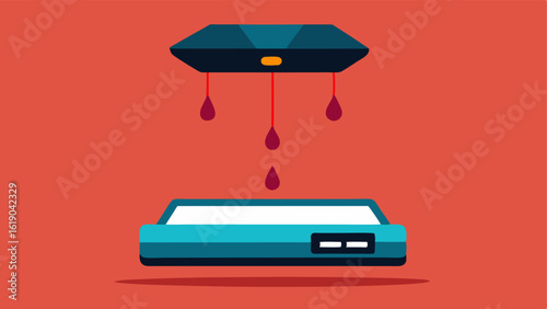 Durability Aspect A visual representation of the scanner being dropped without any damage implying its rugged portable design suited for various environments.