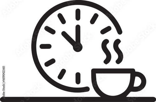 Embrace productive moments with a warm cup of coffee signaling breaks and focused work sessions, a perfect blend of comfort and efficiency for daily routines.