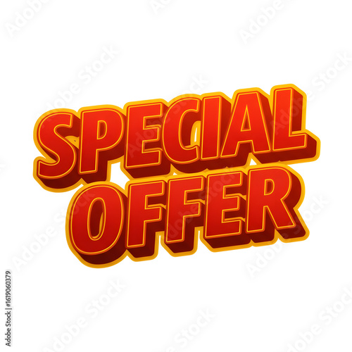 Special offer banner graphic for promotions & sales