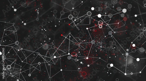 Abstract network design illustration
