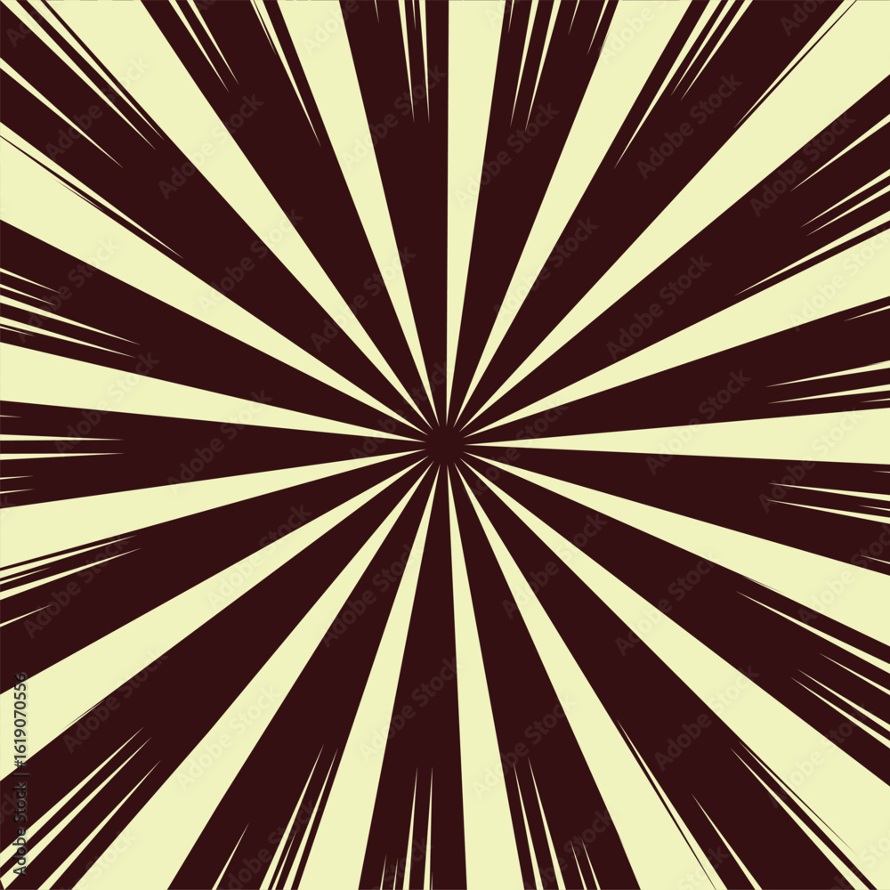 Obraz premium Bold Radial Burst Pattern Backdrop for Dynamic Designs new 2025 trendy burst comic style background