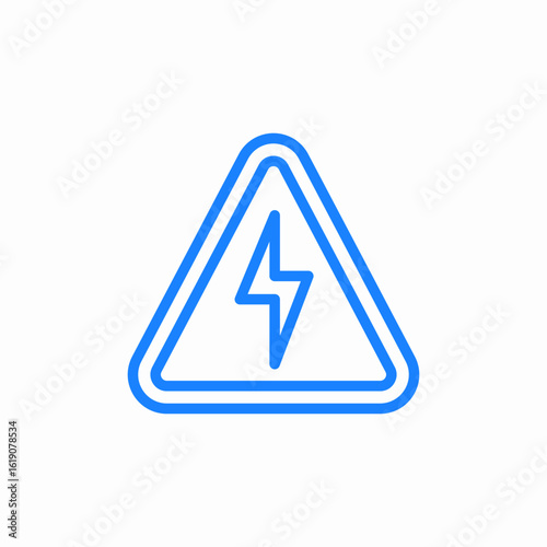 dangerous caution warning icon sign vector