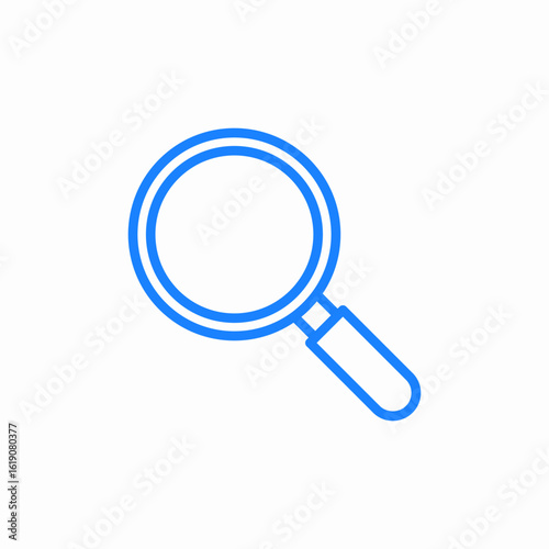 magnifying glass icon sign vector