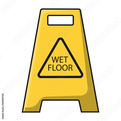 Wet Floor Sign Icon
