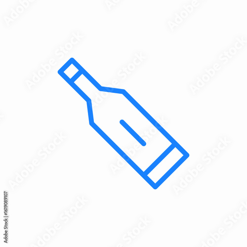 wine bottle medicine icon sign vector