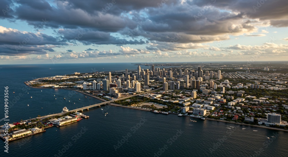 Fototapeta premium a large body of water