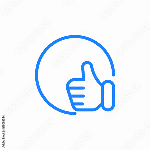 like button icon sign vector
